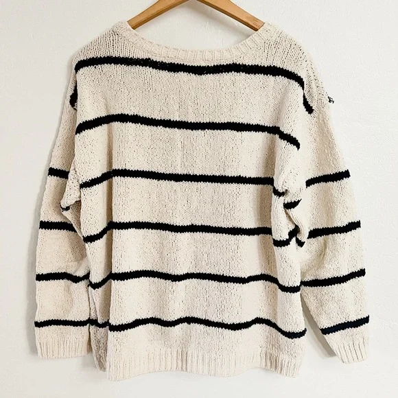 One Gray Day Chunky Cotton Sweater - Picture 8 of 8